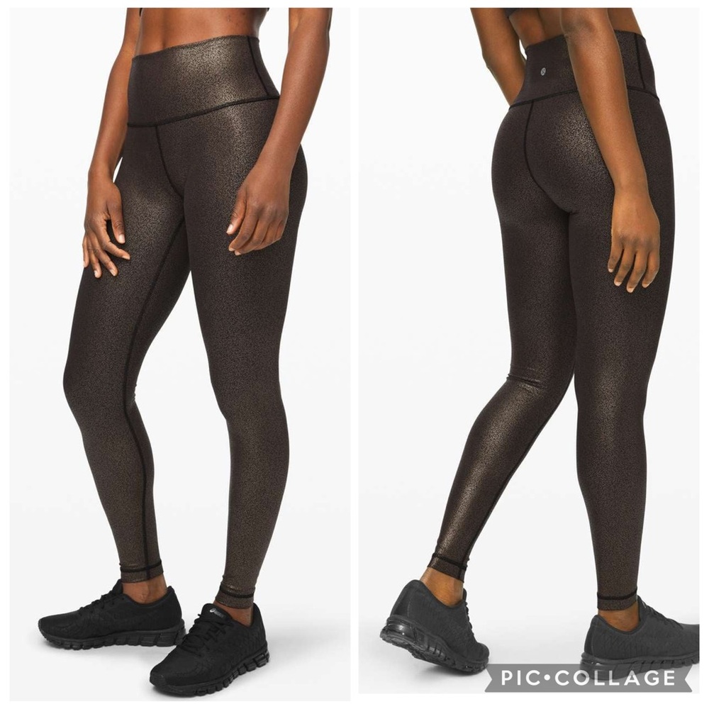 Lululemon Wunder Under High-Rise Tight *Foil 28" Size 10